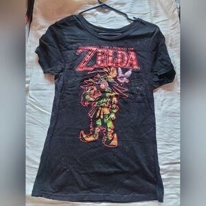 Legend of Zelda Black Graphic T-Shirt